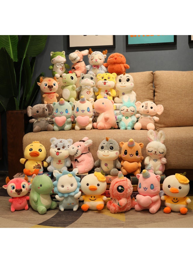 Eight-inch Grab Doll Plush Toy Love Bear Cute Seven Dolls Doll Manufacturers Gift Toys Wholesale-Specifications:Bow Kt Cat-Color:8inch - Image 5